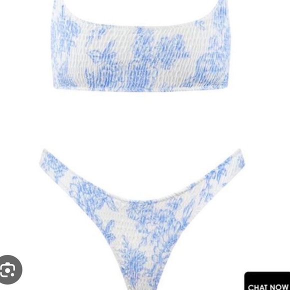 triangl swimwear Other - Triangl Floral Embroidered Bikini Set Medium